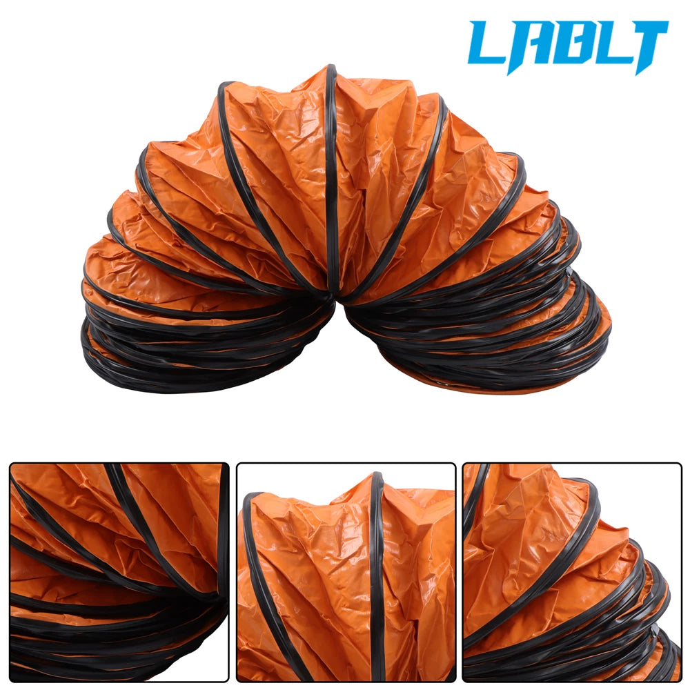 12" × 32' PVC Flexible Ducting for Ventilator Hoses (LABLT)