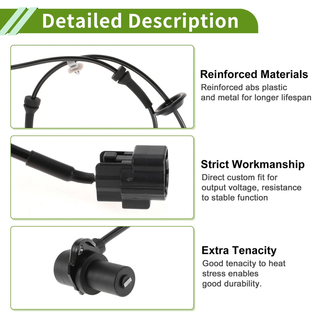 ABS Wheel Speed Sensor Front Right for Chevrolet Aveo (2011–2018)