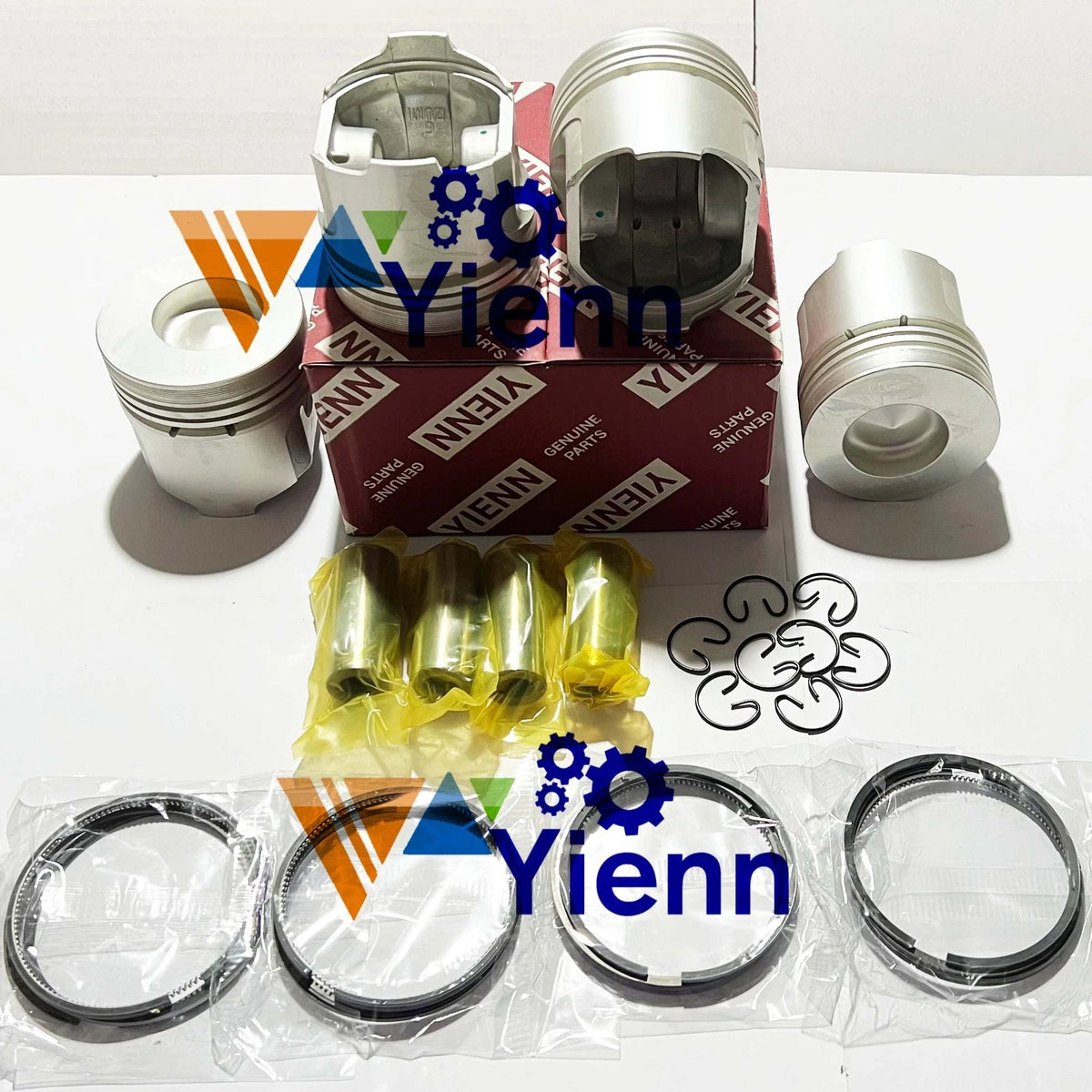 Piston Kit for Kubota L3350HDT (V1902-DI-A, V1902-DI)