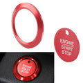 Engine Start Stop Switch Button Cover Trim for Ford F150 Raptor (2015–2020) Red