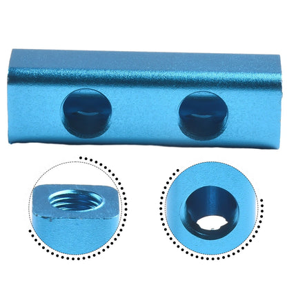 2-Way Air Compressor Manifold Block Splitter with 5 Ports for Teal Blue Models