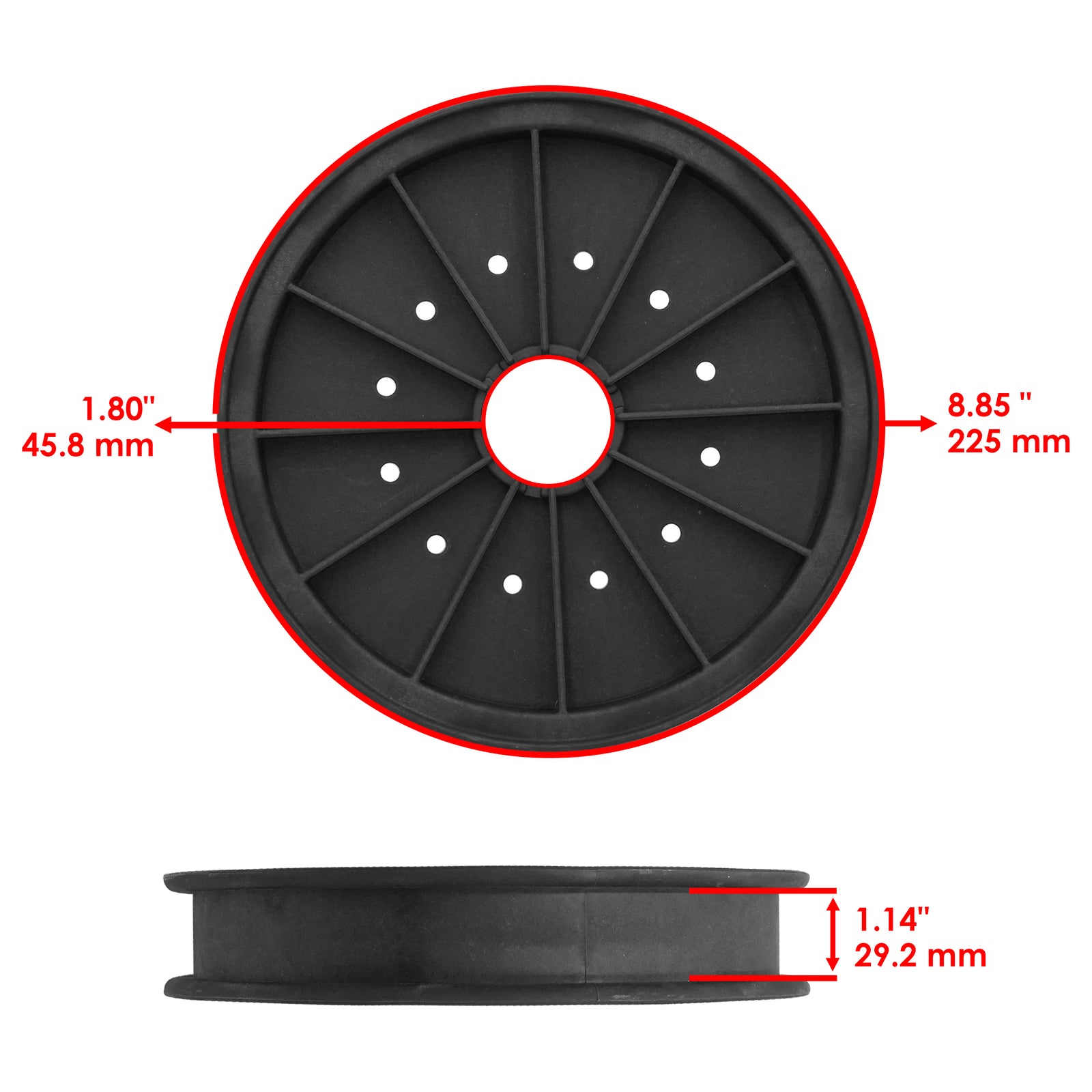 Deck Pulley Replacement for Exmark Lazer Z LZAS22KA484 LZAS20BV484 (2000–2000)