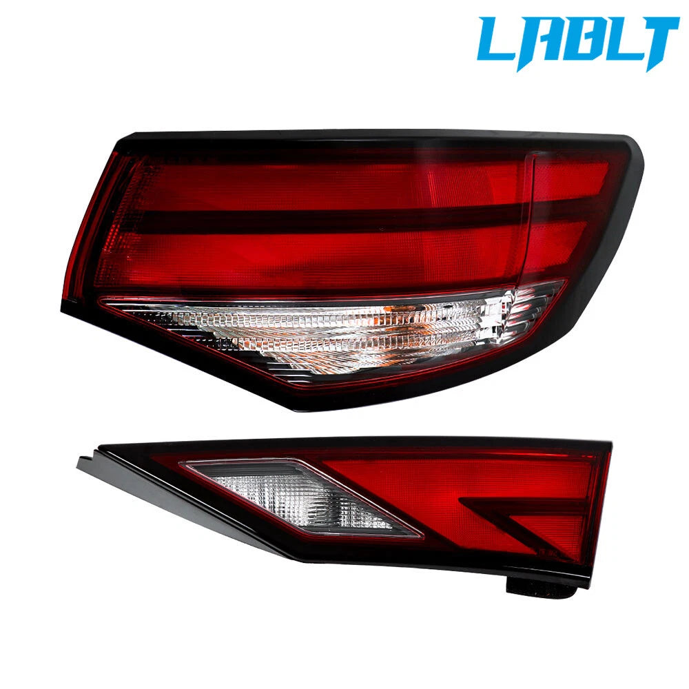 Right Side Inner & Outer Tail Light Assembly Halogen for Nissan Sentra (2021–2023)