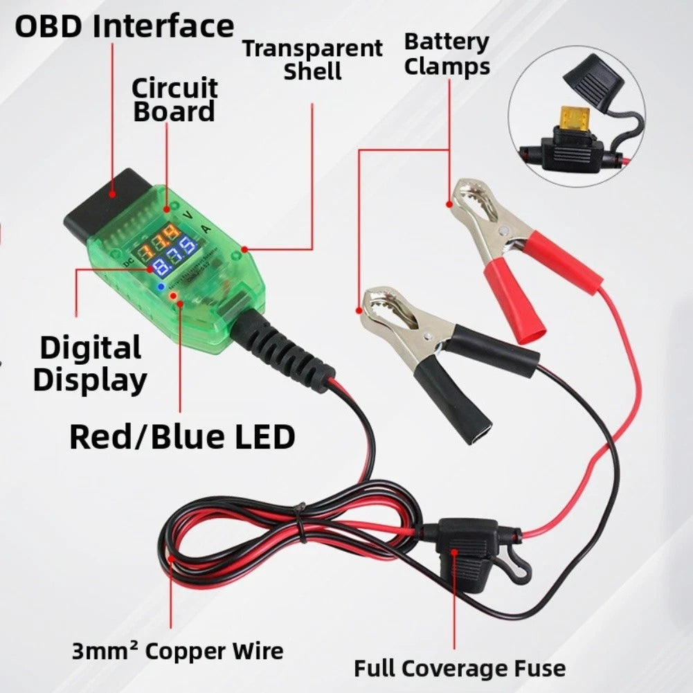 OBD Replacement Battery Tool for Car Computer Power Failure Detection