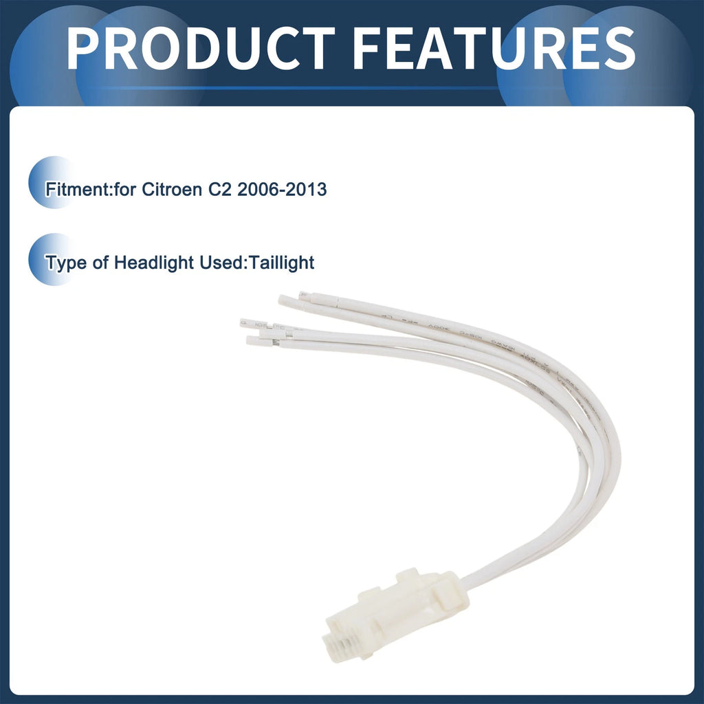 Headlight Wiring Harness Assembly for Citroen C2 (2006–2013)
