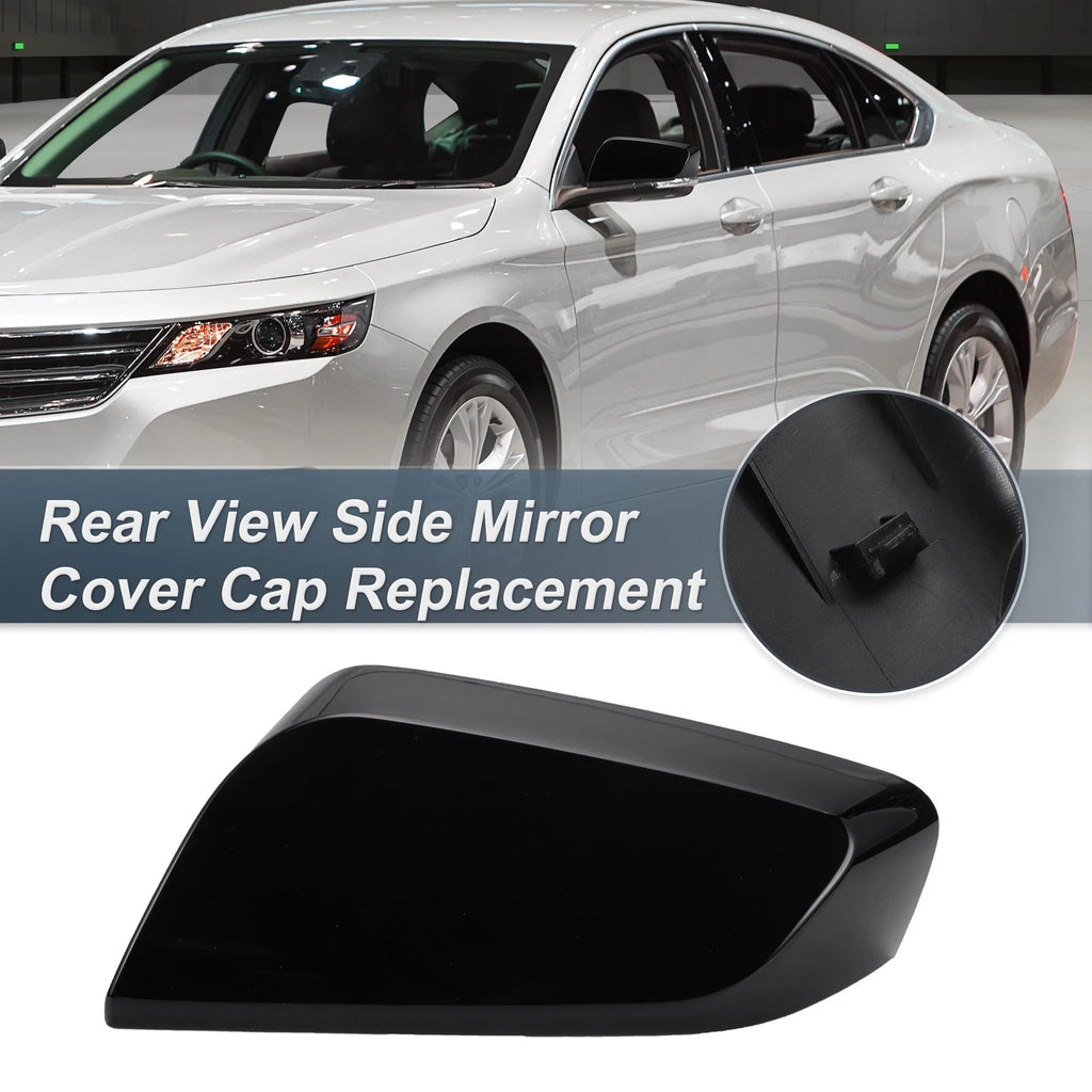 Left Side Rearview Mirror Cover Cap Gloss Black for Chevrolet Impala (2014–2020)