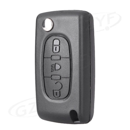 3X Folding Key Shell Case for Citroen C4 C5 C6 C8 Xsara Picasso
