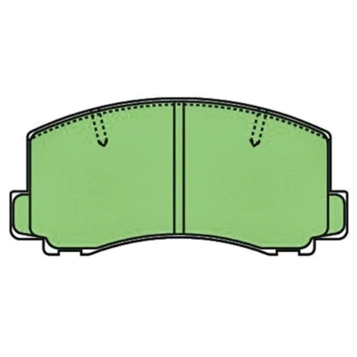 Front Disc Brake Pad Set for Toyota Corolla AE80 AE82R AE92 AE93 AE94 (1984–1994)