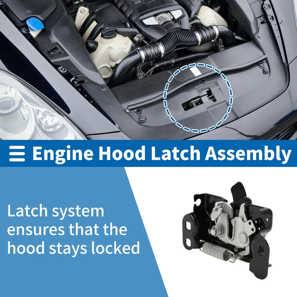 Hood Latch Assembly Replacement for Dodge Avenger Sedan (2011–2014)