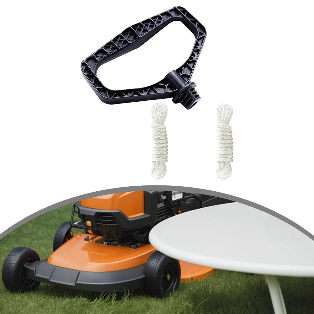 Recoil Starter Handle + Pull Cord Kit for Gas Powered Outdoor Tools (145mm)