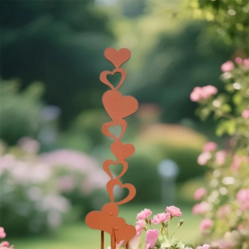 Garden Stake Metal Art Decor for Outdoor Yard