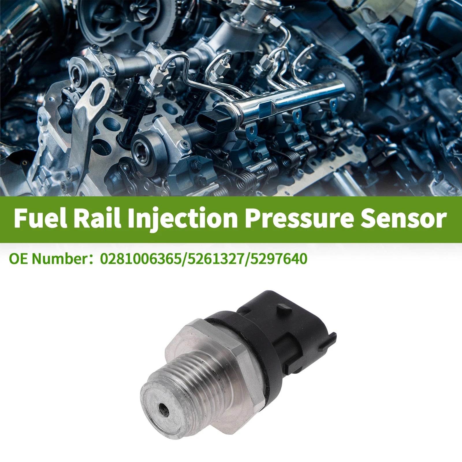 Fuel Injection Pressure Sensor Replacement for Dodge Ram 2500 3500 (2013–2018)