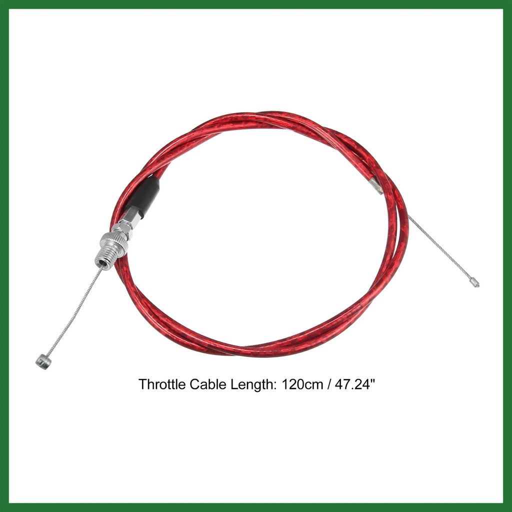Throttle Cable Wire Replacement for 50-250cc ATV Quad Bike (47.2in) (2010–2020)