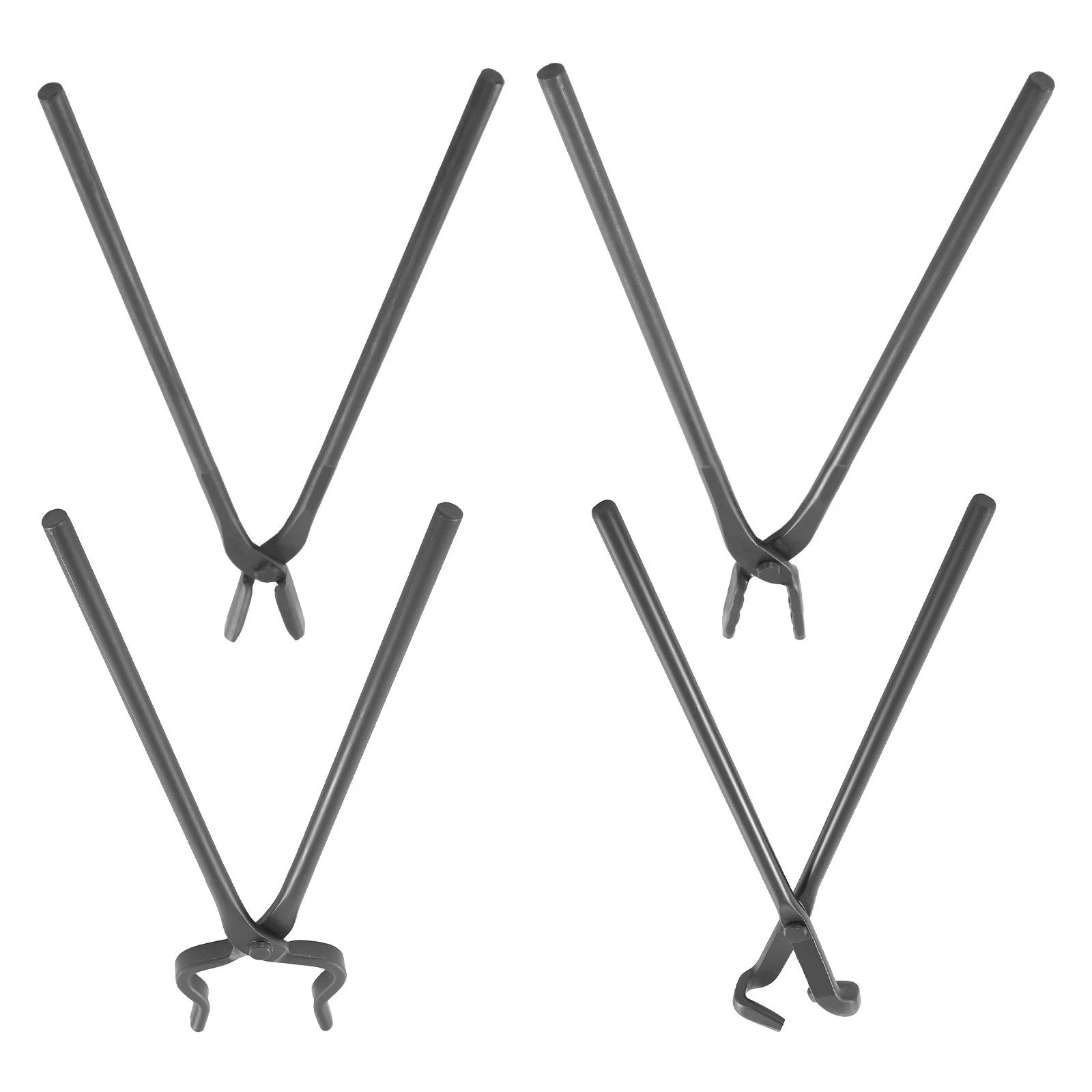 4pc Carbon Steel Tongs Set for Blacksmithing Tool (Forging)
