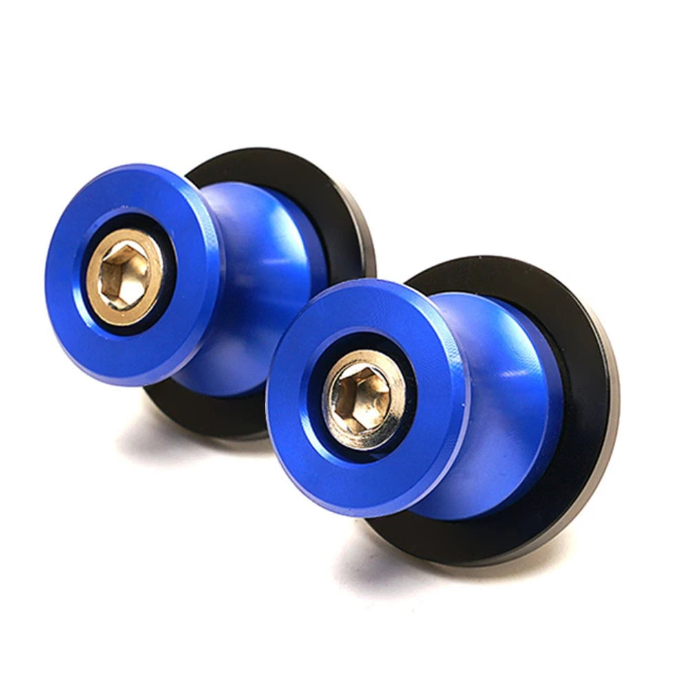 Swingarm Spools for Yamaha YZF R1 R3 R6 (M6, Blue)