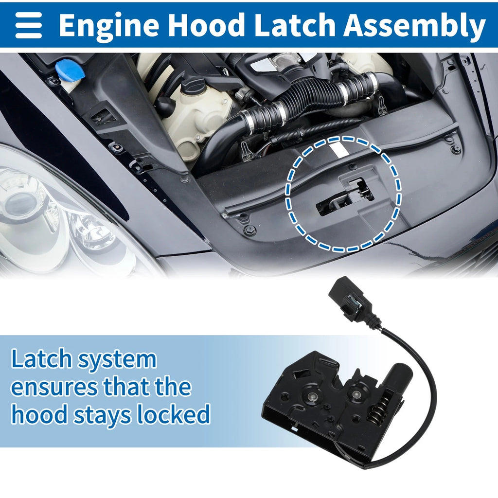Hood Latch Assembly Replacement for Audi A6 (2012–2015)