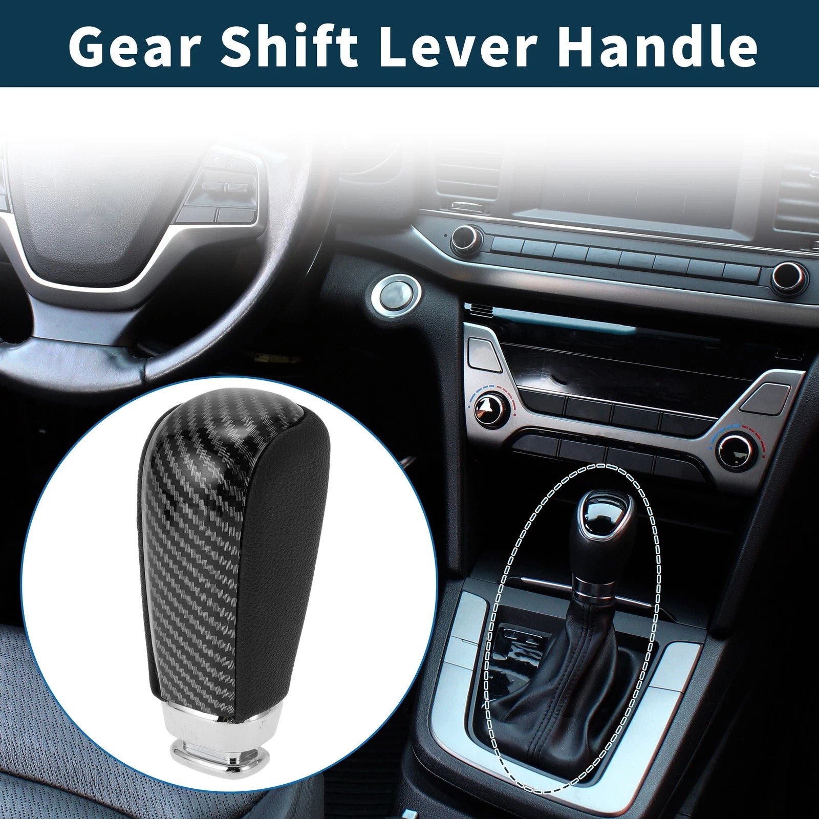 Automatic Gear Shift Knob Handle Replacement for Toyota Prado FJ150 (2010–2017)