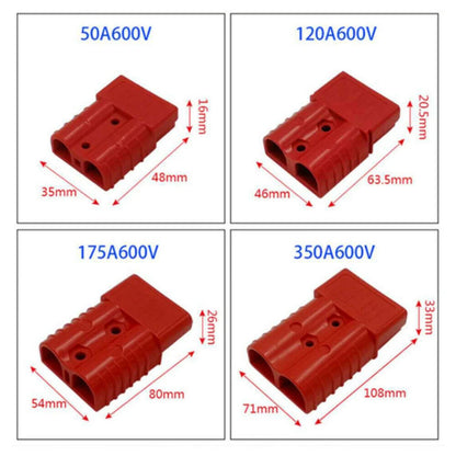 2X Battery Plug Coupling 50A-350A for Anderson Power Connection