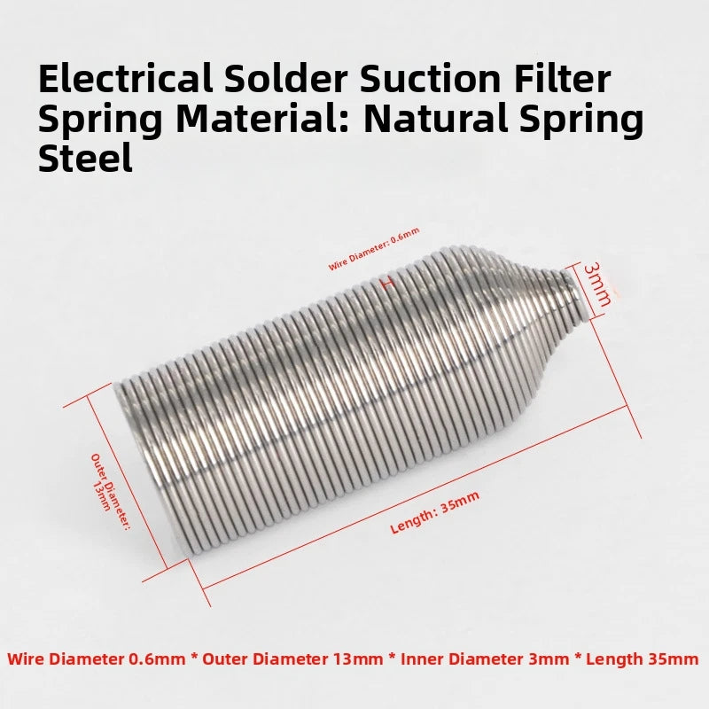 Desoldering Pump for Electric Tools - Fine Spiral Structure