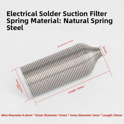 Desoldering Pump for Electric Tools - Fine Spiral Structure