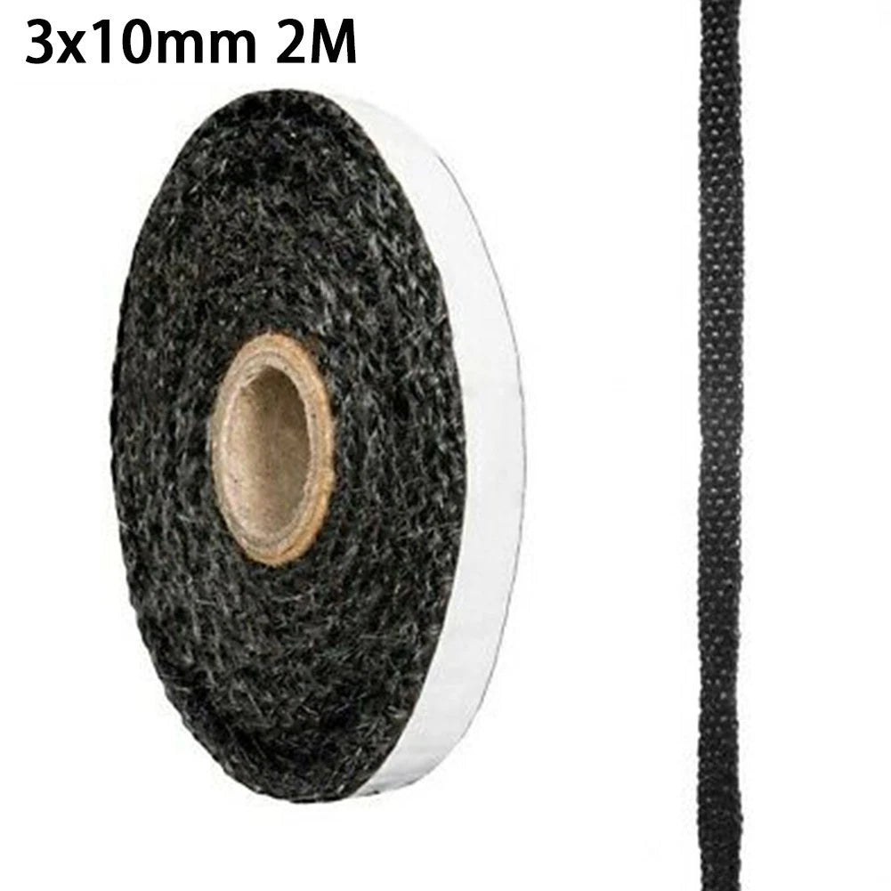 10mm Wide Self-Adhesive Glass Seal for Stove (Fire-Rope)