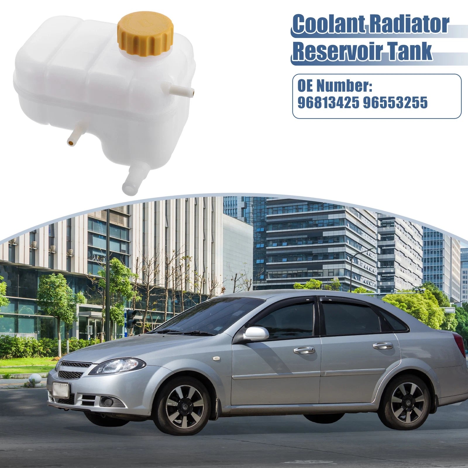 Coolant Radiator Reservoir Tank Replacement for Chevrolet Aveo (2004–2011)