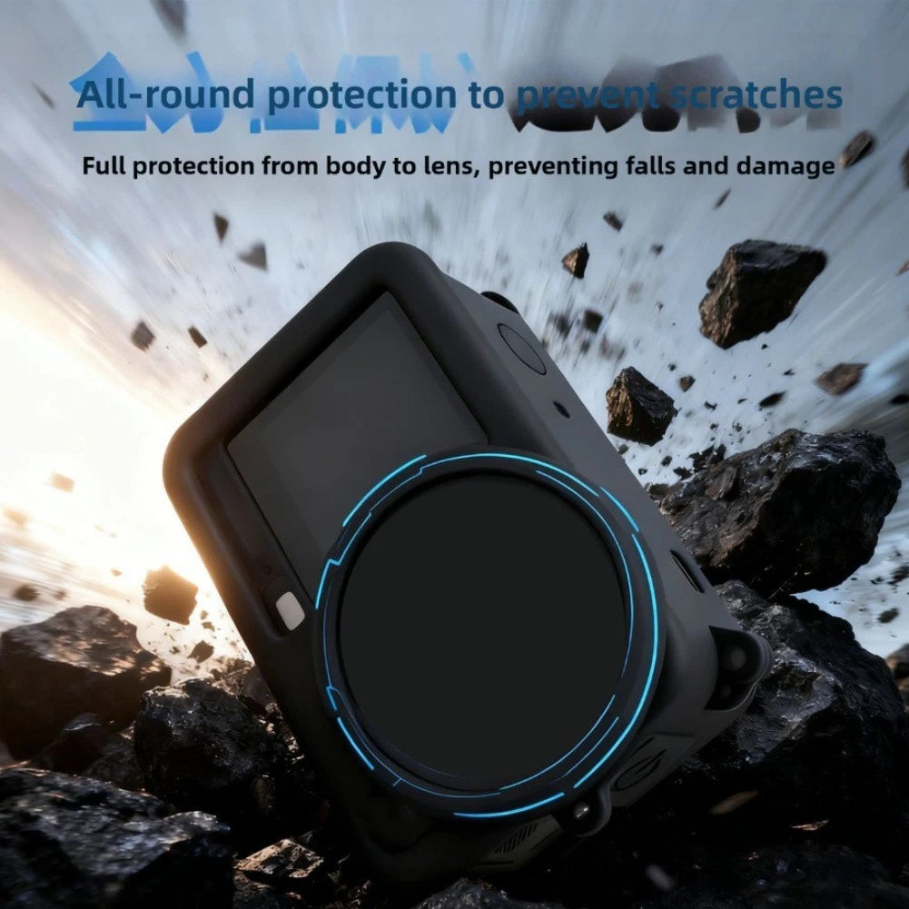 Silicone Case for DJI Action 6 (2023) - Shockproof, Lightweight, Black