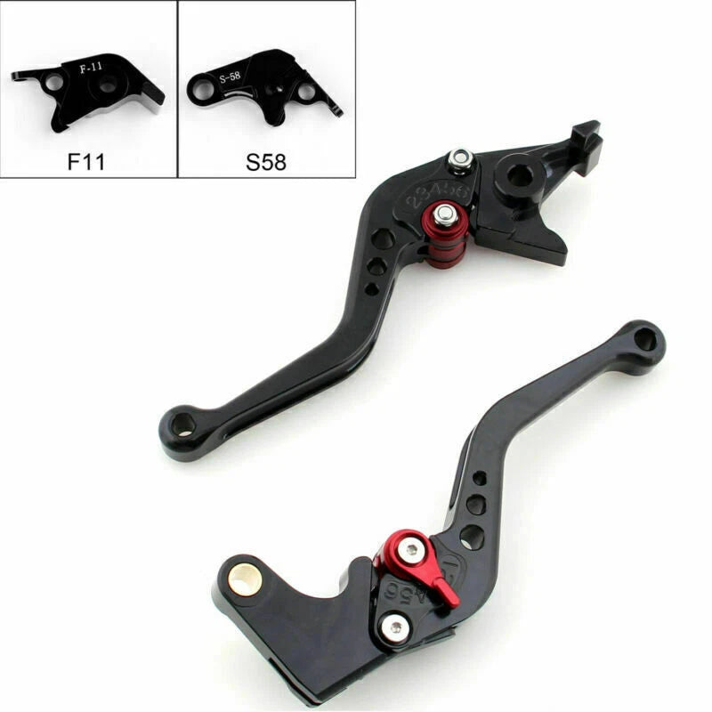 Short Brake Clutch Levers for Aprilia RSV4/RSV4 Factory (2009–2014) Black