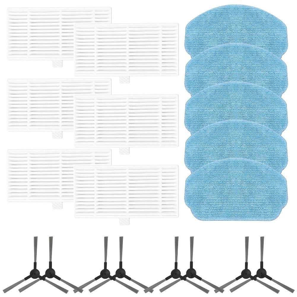 Mop Pads, Filters, and Side Brushes for
