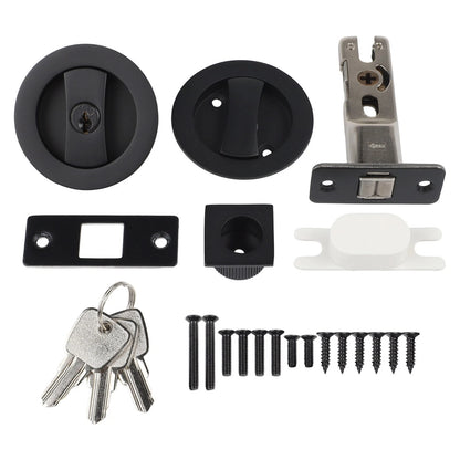 Integrated Hook Closure Design for Bathroom Sliding Door Locks