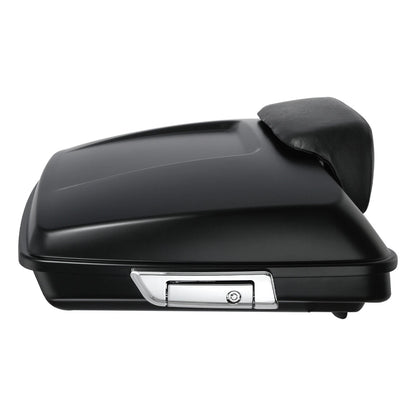 Matt Black Razor Trunk Pad Mount Rack for Harley Touring Road Glide (1997–2008)