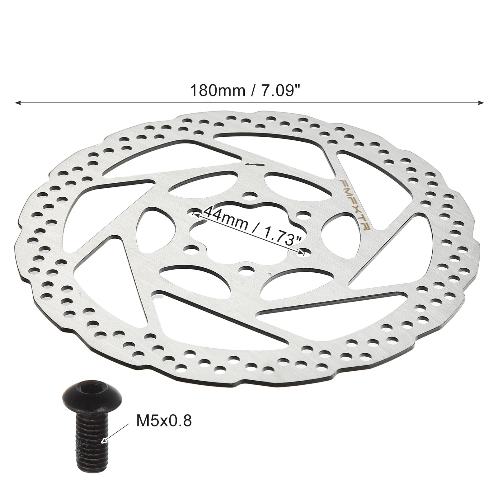180 mm Steel Bicycle Floating Disc Brake Rotor for (2010–2023)