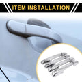 Exterior Door Handle Cover Kit Chrome for Chevrolet Avalanche (2002–2013)