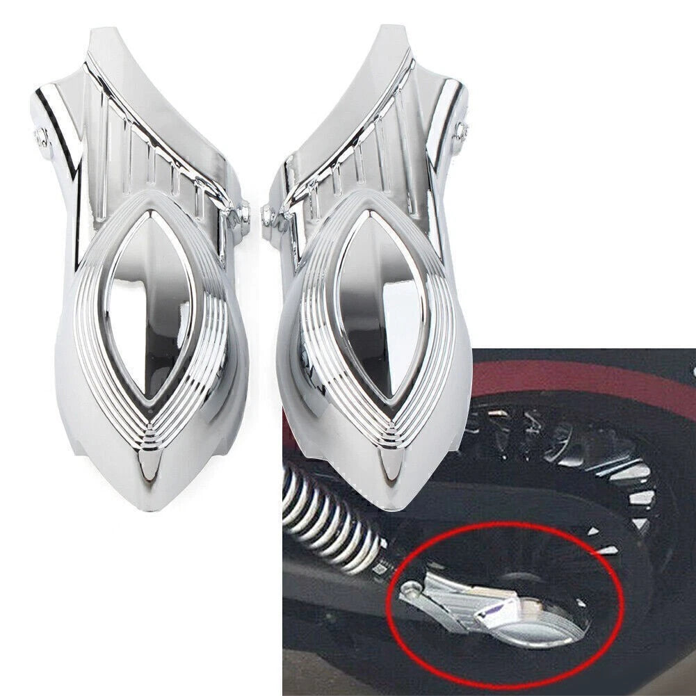 ABS Chrome Rear Swingarm Axle Bolt Covers for Indian Scout (2015–2016)