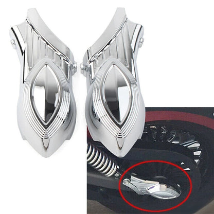 ABS Chrome Rear Swingarm Axle Bolt Covers for Indian Scout (2015–2016)