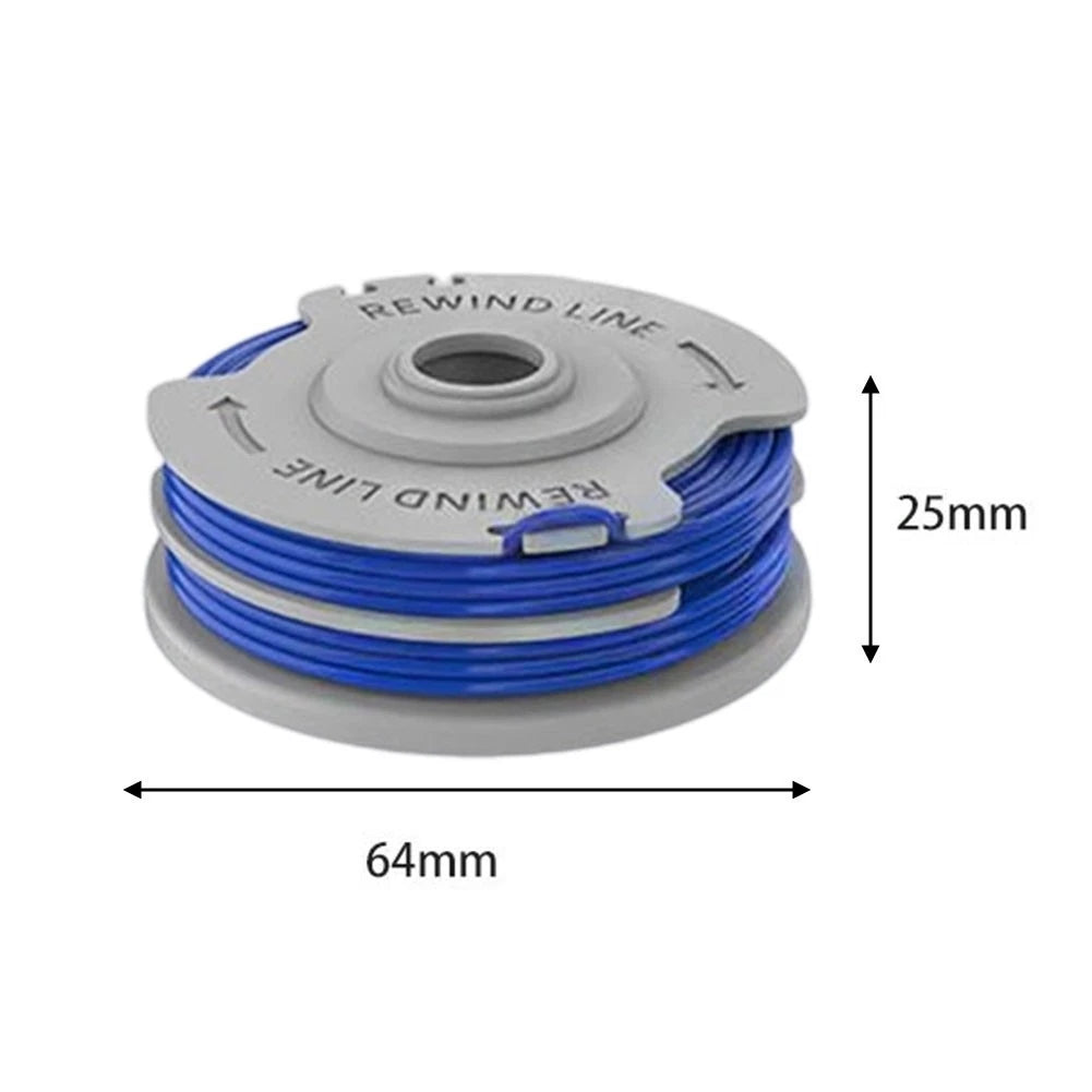 Trimmer Spool Line 1 65mm for Flymo Power Trim 500 (4PCS)