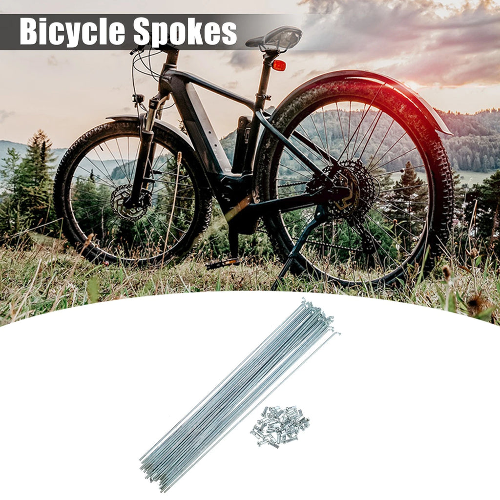 Bicycle Spokes Kit J Bend 270mm with Nipples for 700C Wheel (2000–2010)