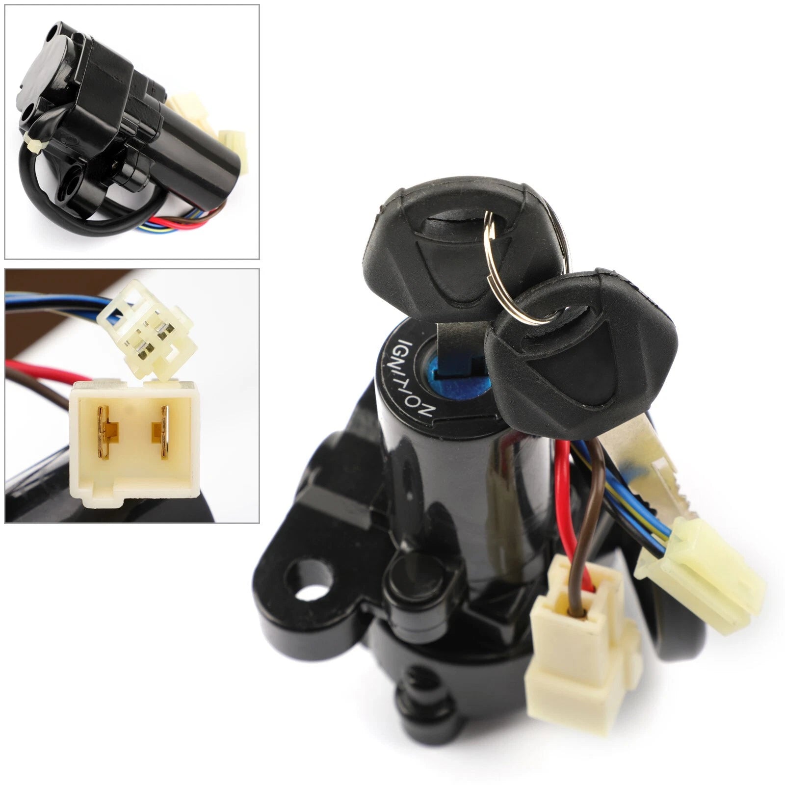 Ignition Switch Lock Keys for Yamaha YZF R1 R6 MT-01 FJ09 FZ09 XT660 FZ6R (2000–2023)