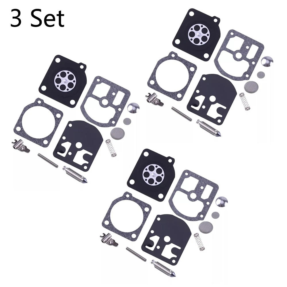 Set of 3 Carburetor Repair Kits for ZAMA RB-11 Stihl 010 011 011AV