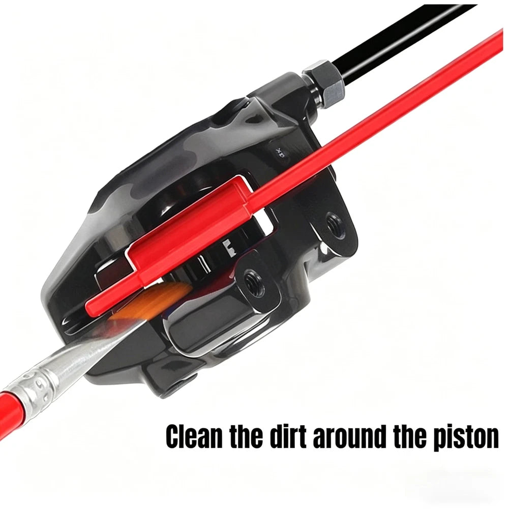Rotating Brake Pad Spreader Tool for Bicycle Caliper Piston Adjustment