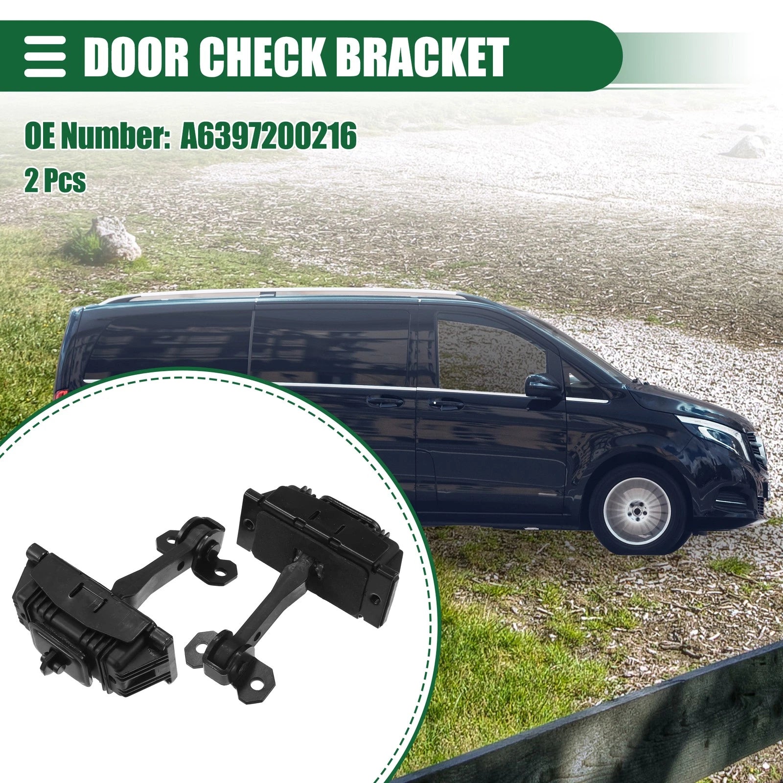 Door Check Strap Assembly Set for Mercedes Benz Vito W639 (2003–2014)