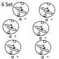 Set of 6 Carburetor Bowl Gaskets for Nikki B&S (N/A) 698781 796184 799727