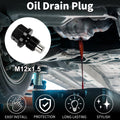Oil Drain Plug for M121.5, Black, 1 Pc