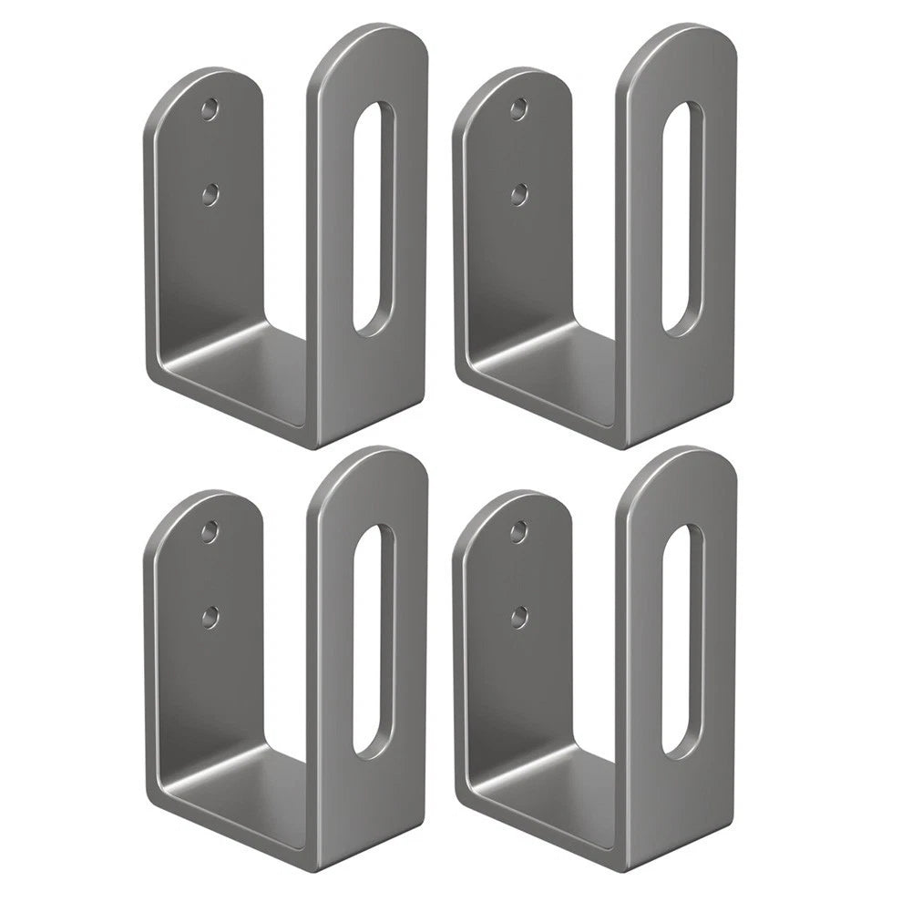 4X Stainless Steel Under Cabinet Cutting Board Rack for Multi-Area Use