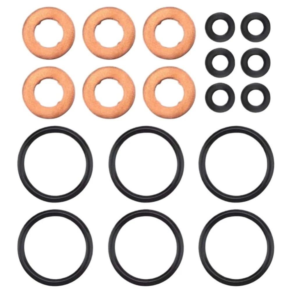 6Sets Fuel Injector Seal Kit 13537794553 For Mercedes C-Class W203 S-Class W221