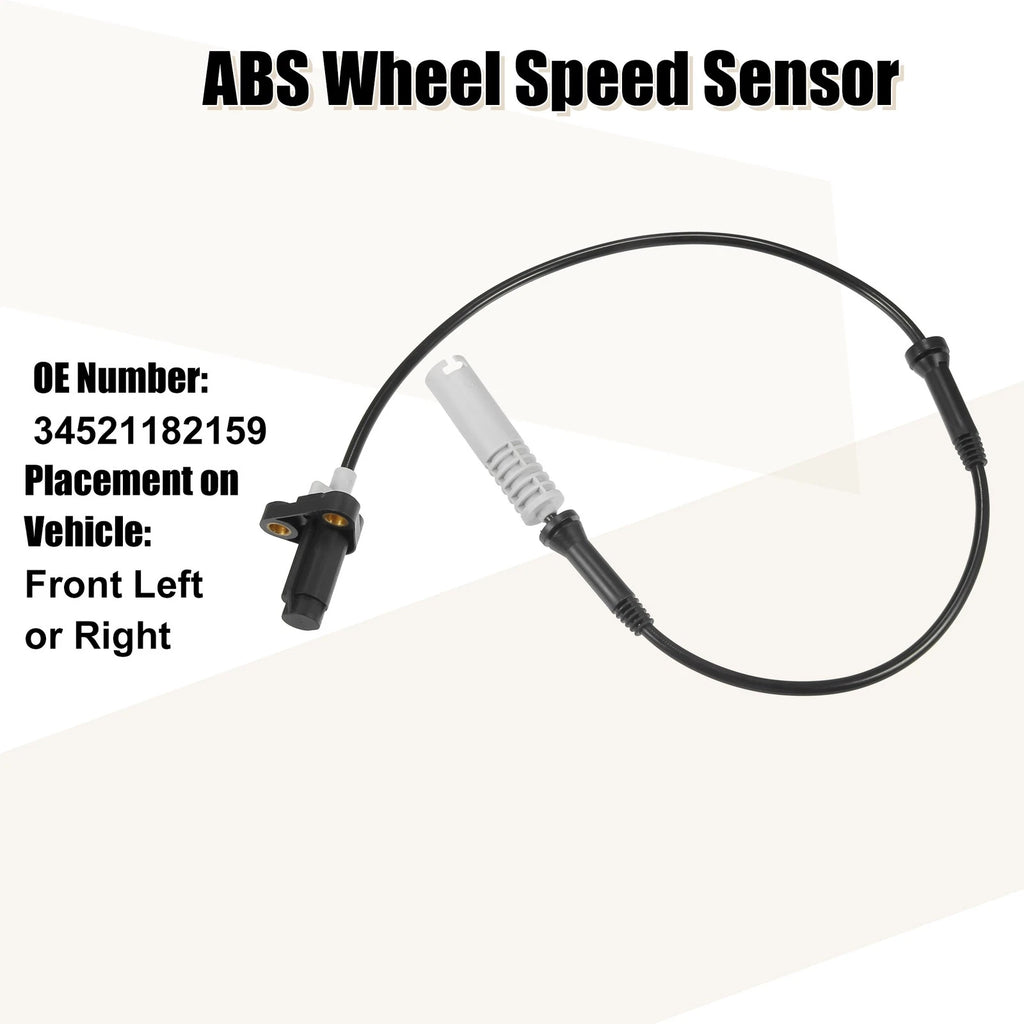 ABS Wheel Speed Sensor Front Left Right for BMW 520i 523i 528i (2000–2010)