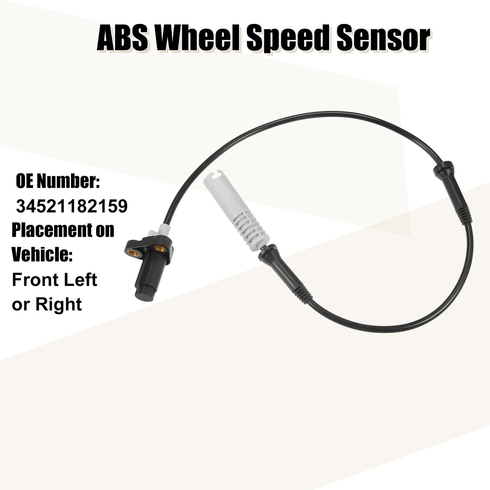 ABS Wheel Speed Sensor Front Left Right for BMW 520i 523i 528i (2000–2010)