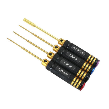 3Pcs Screwdrivers Set with 4.0 Nut Driver for Axial SCX24 C10 (2019–2023)