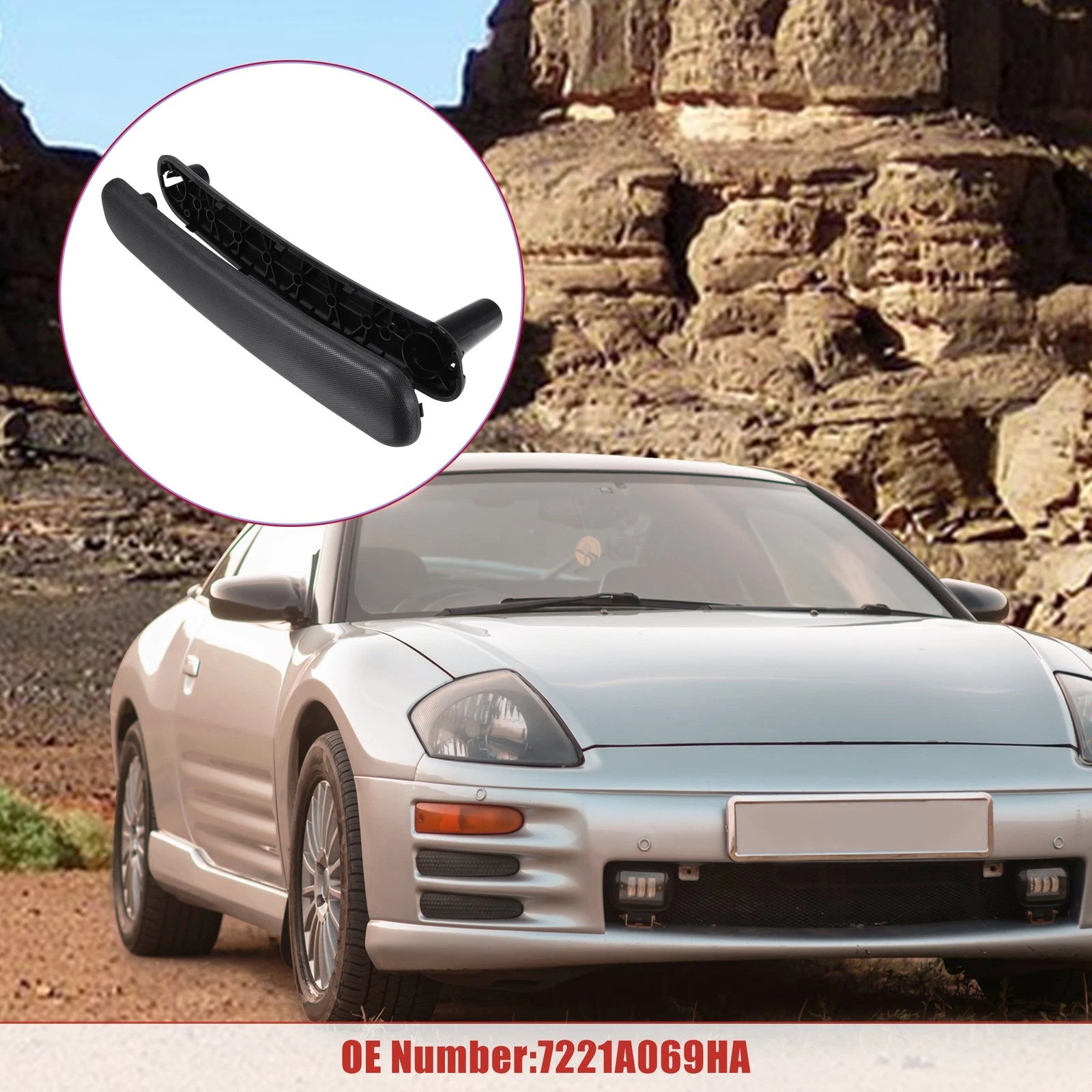 Left Side Door Pull Handle Replacement for Mitsubishi Eclipse (2006–2012)