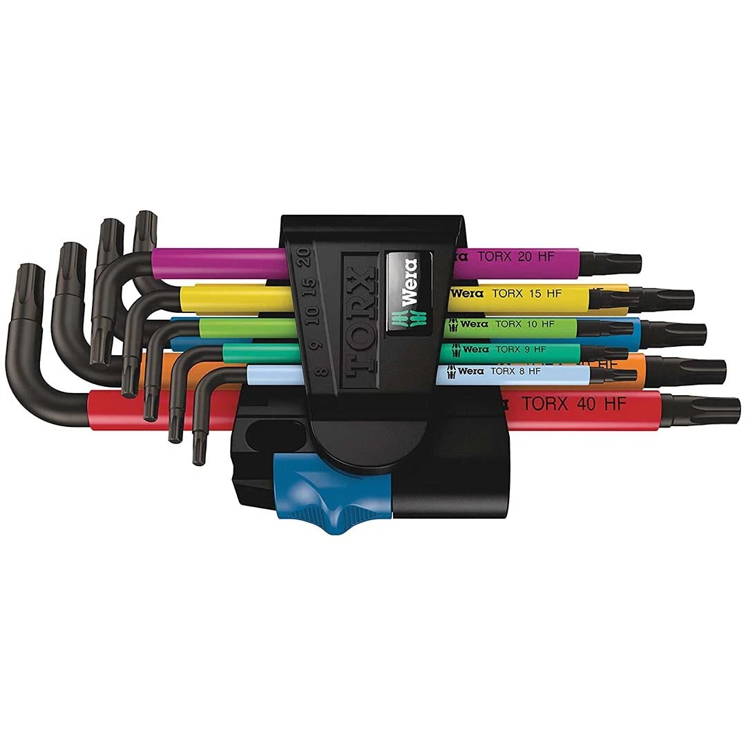 9-Piece Wera TORX L-Key Wrench Set for Automotive Use